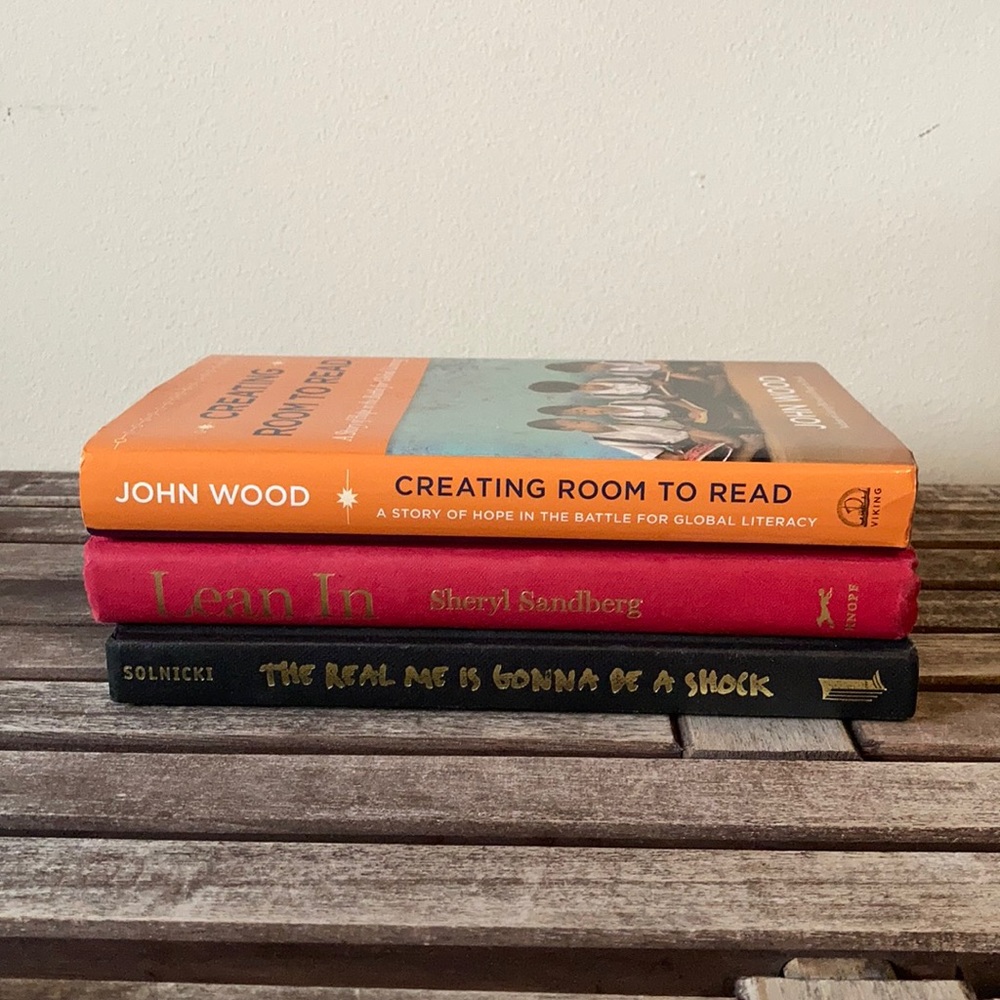 3 Books : global literacy; teacher; leadership
